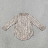 Family Matching Adult  baby camo long sleeve mock neck top yoga
