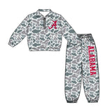 custom style MOQ 3 per style Baby girls boys ALABAMA team outfits