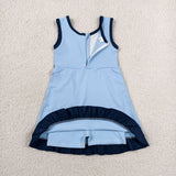 GSD4126 girls blue navy sleeveless dress yoga