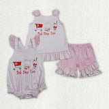 Matching Baby girls best day ever romper outfits
