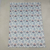 BL0253 Baby pumpink bow blue Blankets
