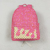 Matching Ice cream  Waffle schoolbag