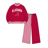 custom style MOQ 3 per style Baby girls boys ALABAMA team outfits