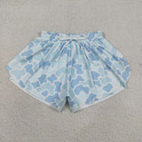 SS0769 Adult women blue camo Shorts yoga