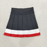 GLK0320 Girls black red white Skirt yoga