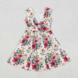 GSD1844 baby Girls sleeveless yoga flowers Dress