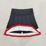 GLK0320 Girls black red white Skirt yoga