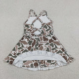GSD4117 girls camo deer slip dress yoga