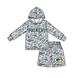 custom style MOQ 3 per style Baby girls boys PACKERS team outfits