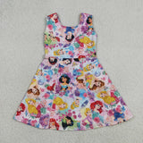 GSD2136 girls princess sleeveless Dress yoga