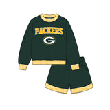 custom style MOQ 3 per style Baby girls boys PACKERS team outfits