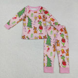 Matching Baby girls Christmas pink clothing