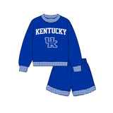 custom style MOQ 3 per style Matching Baby girls Kentucky team outfits