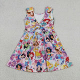 GSD2136 girls princess sleeveless Dress yoga