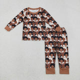 Matching Baby black romper pajamas long sleeves