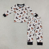 Matching Baby  boys halloween long sleeve clothing