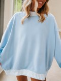 Pre-order GT1794 Adults woman blue long sleeves top