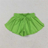 Matching Baby girls solid shorts