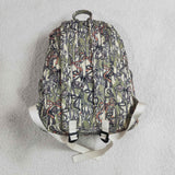 BA0394 camo bow backpack preschool  bag 17*13.2*5 inch