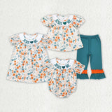 JESUS LOVE ME floral green kids clothing
