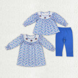 Thanksgiving turkey embroidery kids clothing