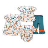 JESUS LOVE ME floral green kids clothing