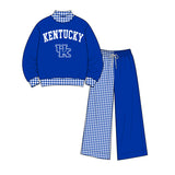 custom style MOQ 3 per style Matching Baby girls Kentucky team outfits