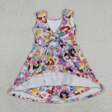 GSD2136 girls princess sleeveless Dress yoga