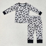 Matching Baby boys Halloween bat long sleeve  clothing