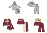 custom style MOQ 3 per style Baby girls boys FLORIDA  team outfits