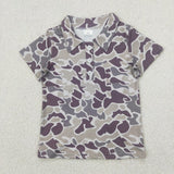 Matching Baby boys camo summer shirt top