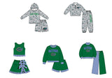 custom style MOQ 3 per style Matching Baby girls Florida team  outfits