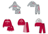 custom style MOQ 3 per style Baby girls boys ALABAMA team outfits