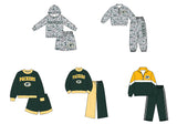 custom style MOQ 3 per style Baby girls boys PACKERS team outfits