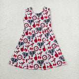 GSD3582 girls team A elephant sleeveless yoga