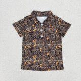 Matching Baby boys camo summer shirt top