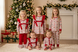 Matching kids Christmas bow long sleeve clothing