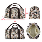 BA0287 brown camo Duffle Bag 18.5x11.2x7.9 inches