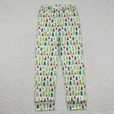 Family Matching Christmas tree red  adult and kids pajamas
