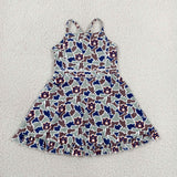 GSD3588 girls A camo dress yoga