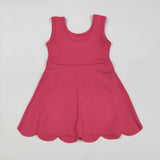 GSD2352 girls sleeveless rose Dress yoga