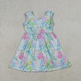 GSD3665 Baby girls Seagrass sleeveless dress