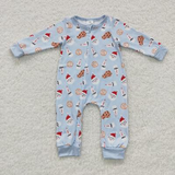 Christmas Santa Milk biscuit  kids pajamas