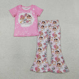 Matching Baby girls kpop short sleeve outfits