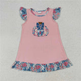 Matching girls fall embroidery flower clothing embroidery