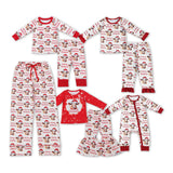 Merry Christmas western cow adult and kids pajamas