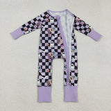 Matching Baby girls Halloween boo romper pajamas clothing