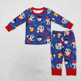 Family Matching Christmas cartoon mose adult and kids pajamas