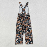 SR1987  hunting camo girls jumpsuit