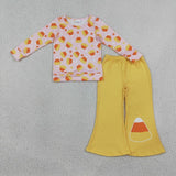 Matching Baby Girls Halloween long sleeve outfits